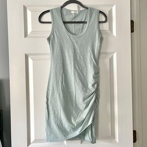 light blue tank dress